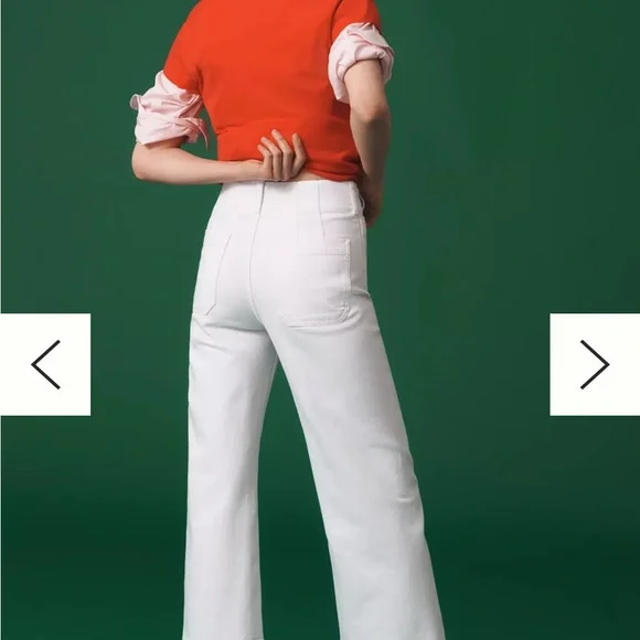 The Colette Cropped Wide-Leg Jeans by Maeve - Picture 2 of 9